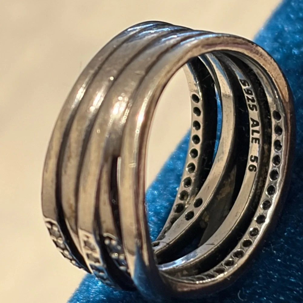 Pandora Entwined Ring SZ 7-1/2 - Picture 3 of 13